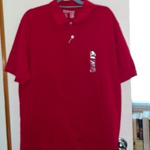 NWT Red polo shirt